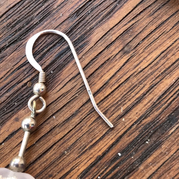 Sterling Silver & Rose Quartz Necklace Set - Picture 8 of 16